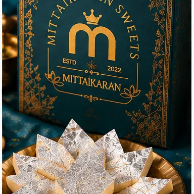 Premium corporate gifting pack of kaju sweets — Mittaikaran, Coimbatore